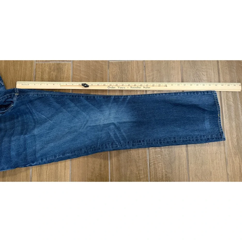 Polo Ralph Lauren Varick Slim Straight Blue Jeans Mens 36x34 (36x32) Medium Wash